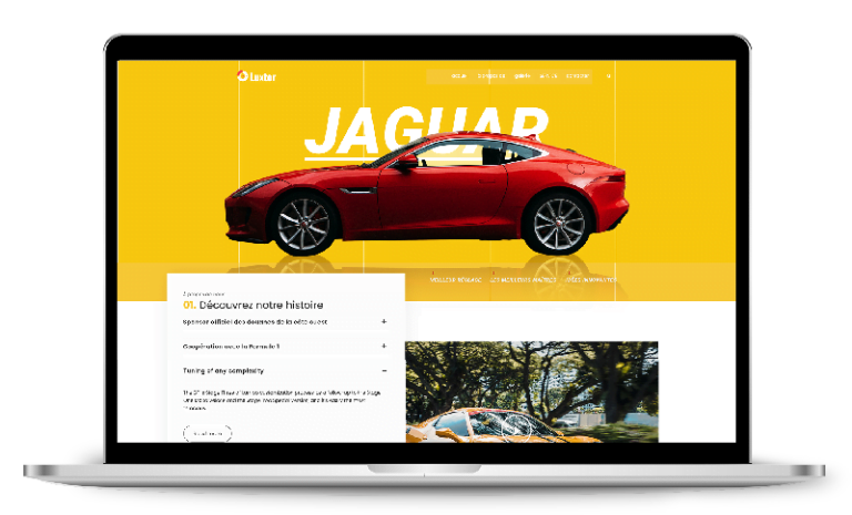 Site Internet pour Garage et Concession Automobile Exemple de web design et réalisation de site internet pour Garage et Concession Automobile ou Moto avec boutique en ligne, liste vo, prise de rendez-vous en ligne