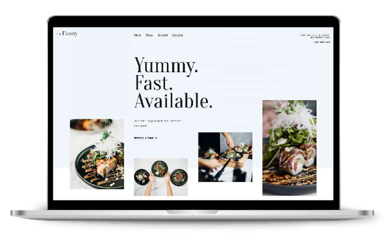 Site Internet pour Restaurant Exemple de web design et réalisation de site internet pour un Restaurant avec réservation en ligne, menu, blog